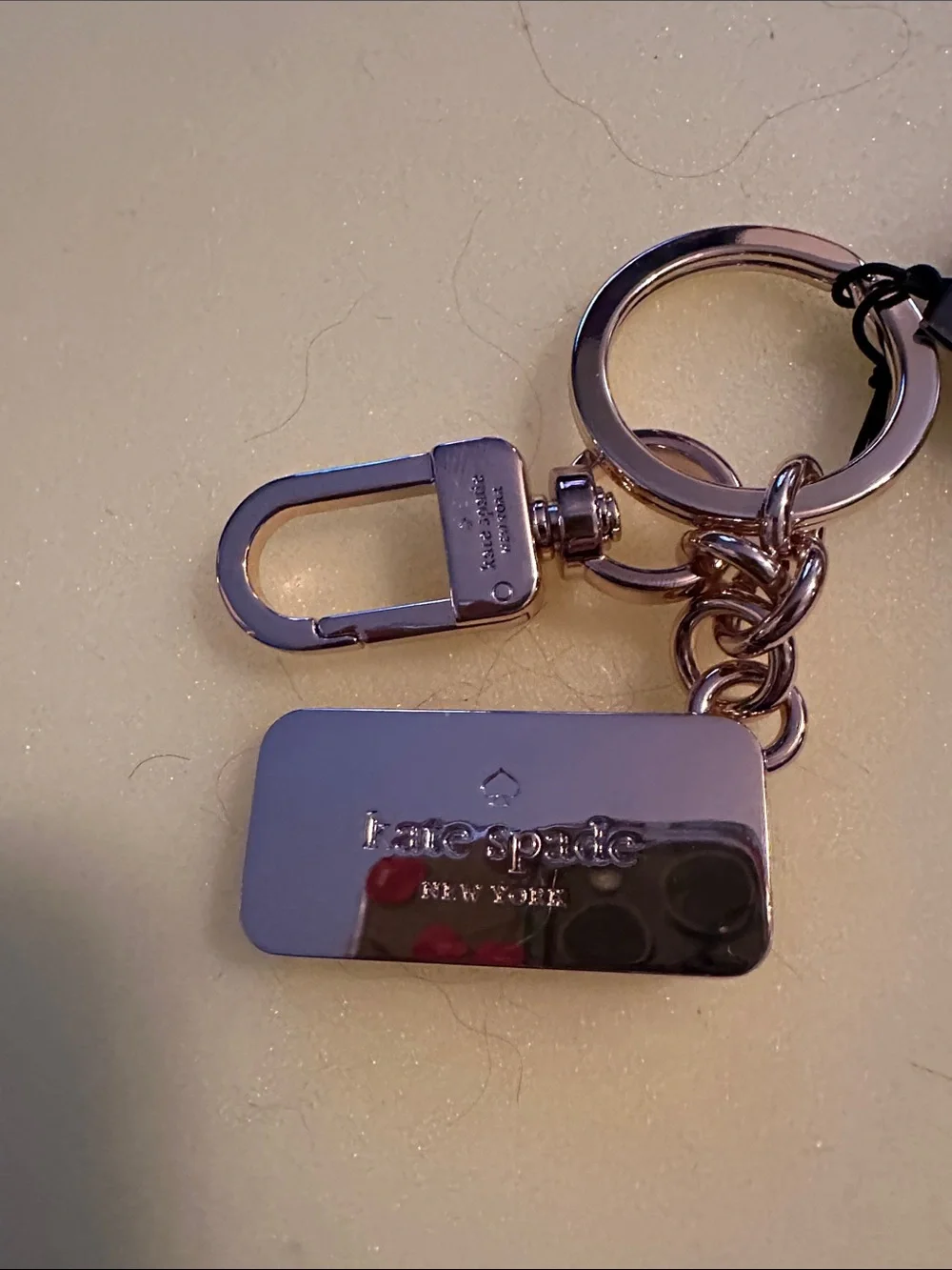 Kate Spade Novelty Camera Charm Keyring with Crystal No Callouts!!!